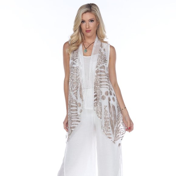 Aris A Geometry print Vest - Picture 2 of 2